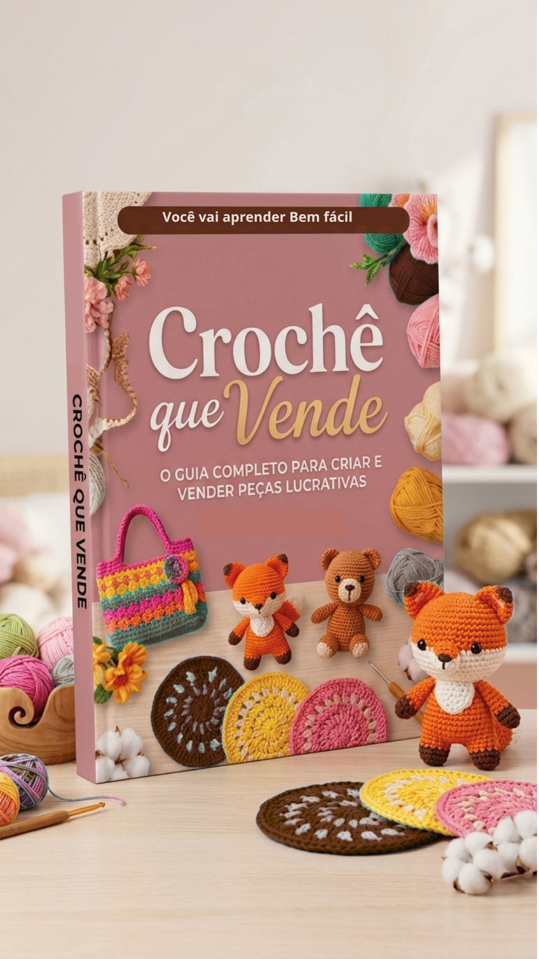 Capa Ebook Crochê que Vende